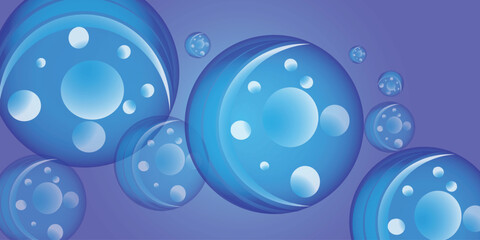 abstract bubble  elegant round bubble background
