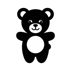 Teddy bear silhouette 