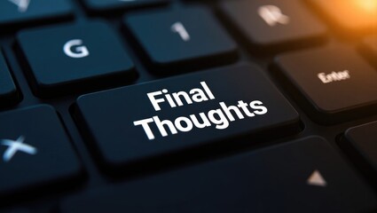 Text caption showcasing Final Thoughts. Internet Concept Summary Ultimate Analysis Suggestions Conclusion of concept Transforming Analog Data Into Digital Media, Typing Guide Useful Tips