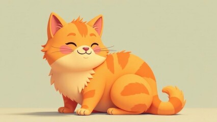 Obraz premium Cozy fluffy cat