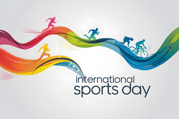 Diverse Athletes Celebrate International Sports Day