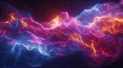 Cosmic Nebula: A Symphony of Colors and Light