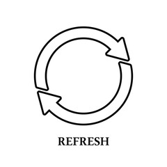 Icon a refresh, isolated against a clean background.