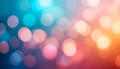 Obraz premium Colorful Bokeh Light Background – Abstract Blurred Glittering Effect