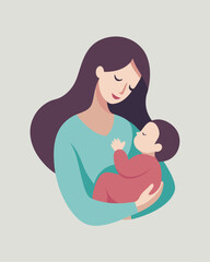 Tender Motherhood: A Mother's Gentle Love & Care nap mom baby bond flat