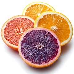 Vibrant orange grapefruit blood orange juicy citrus refreshing delight image
