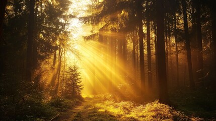 Enchanting Forest Sunbeams for Nature Lovers