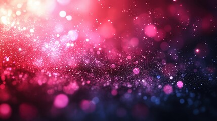 Pink, blue, red bokeh lights background; festive, celebratory