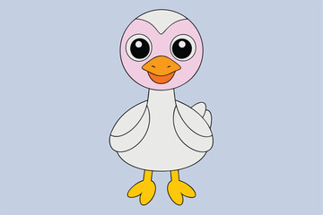 a duck vector art