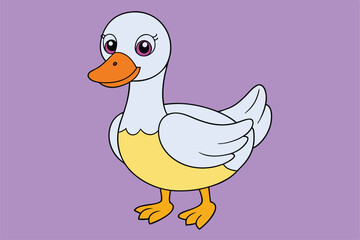 a duck vector art