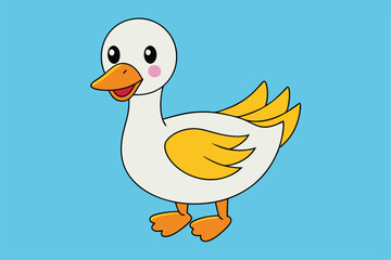 a duck vector art