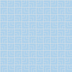 Seamless colorful abstract geometric square pattern. Abstract square geometrical shapes background vector mosaic art for wallpaper, textile, surface, fashion, tile, stationary, home decor and wrapping