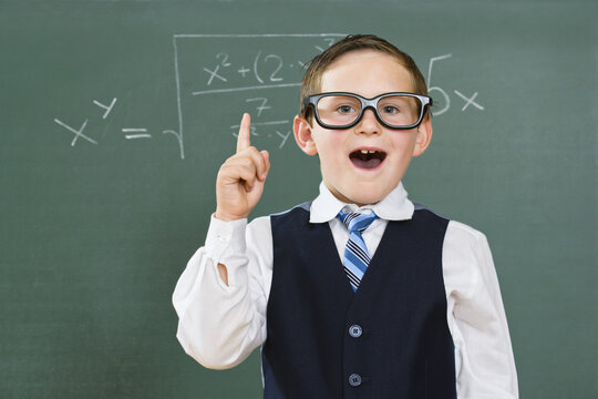 young man with glasses