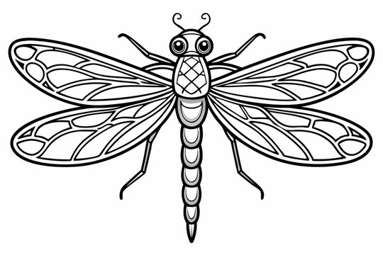 Dragonfly clip art preview