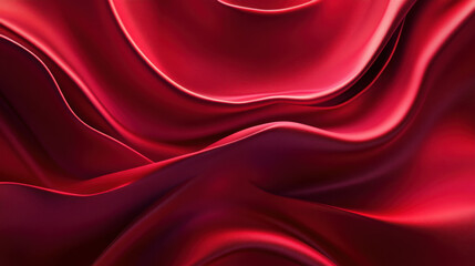 Obraz premium Abstract Red Draped Fabric Texture