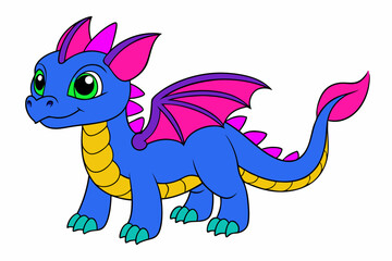 blue dragon cartoon