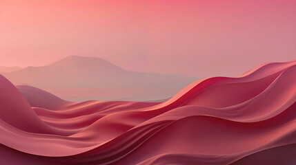 グラフィック素材・紅の波