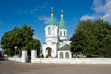 Old ancient Cathedral of the Holy Mother of God in Molodechno, Belarus