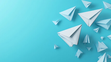 abstract blue background with arrows