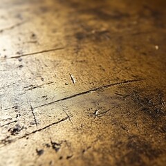 Obraz premium Golden textured wood surface, close-up, sunlight, background blurred, design