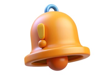 bell on white background