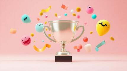 vector illustration of a cup of champagne