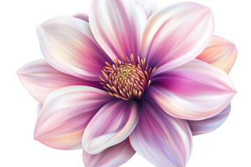 Obraz premium Pink Flower Blooms Beautifully, Showing its Delicate Petals and Vibrant Center. Floral Beauty Theme.