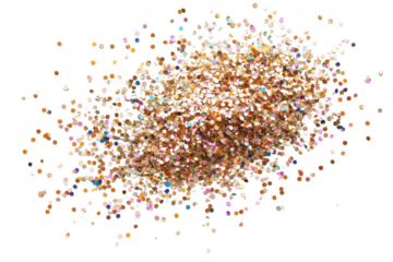 Glitter Sparkles Shine Brightly on Dark Background, Festive Celebration Theme