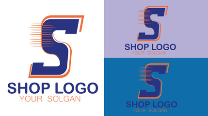  Modern Speed-Inspired "S" Logo Design &ndash; Perfect for Business, Sports, and E-commerce Branding