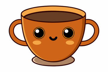 vector illustration of a cup