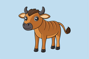 vector illustration of a horse