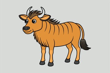 vector illustration of a horse