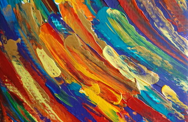 Abstract art painting. Acrylic illustration. Contemporary art.