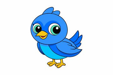 blue bird cartoon