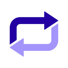 Icon a change, isolated against a clean background.