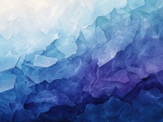 Obraz premium Blue and white background with a blue and purple mountain range