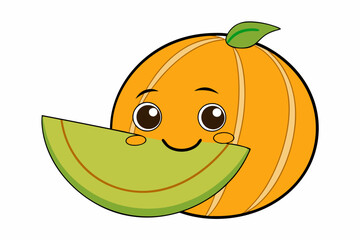 cartoon orange fruit