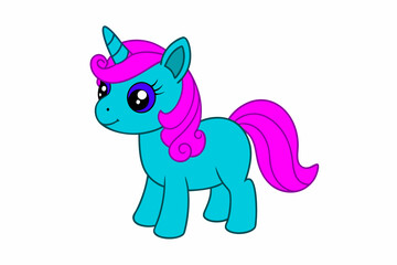 A Cute animal vector art in illustration on a white Background 