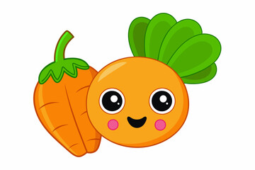 funny cartoon carrot