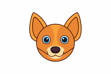 A Cute animal vector art in illustration on a white Background 