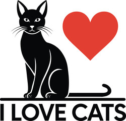  I love my cat of my life