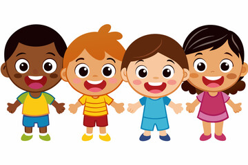 happy children in the park