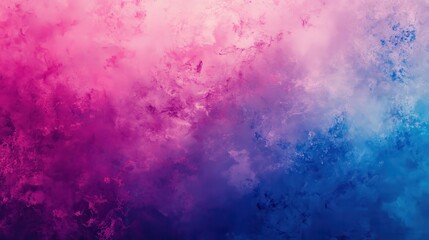 Obraz premium Pink magenta blue purple abstract color gradient background grainy texture effect web banner header poster design