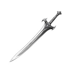 A Big sword isolated on PNG