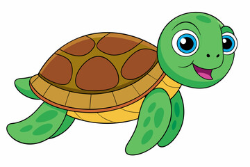 funny turtle cartoon