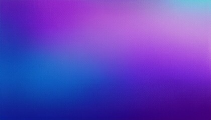 Obraz premium Purple blue grainy gradient background noise texture wide banner header poster design copy space