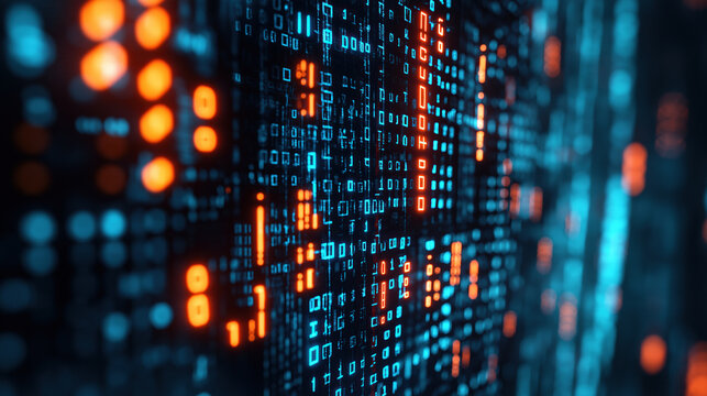 binary code background