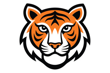 tiger head vector