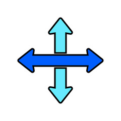 Icon a move, isolated against a clean background.