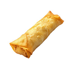 A fried spring roll isolated png.